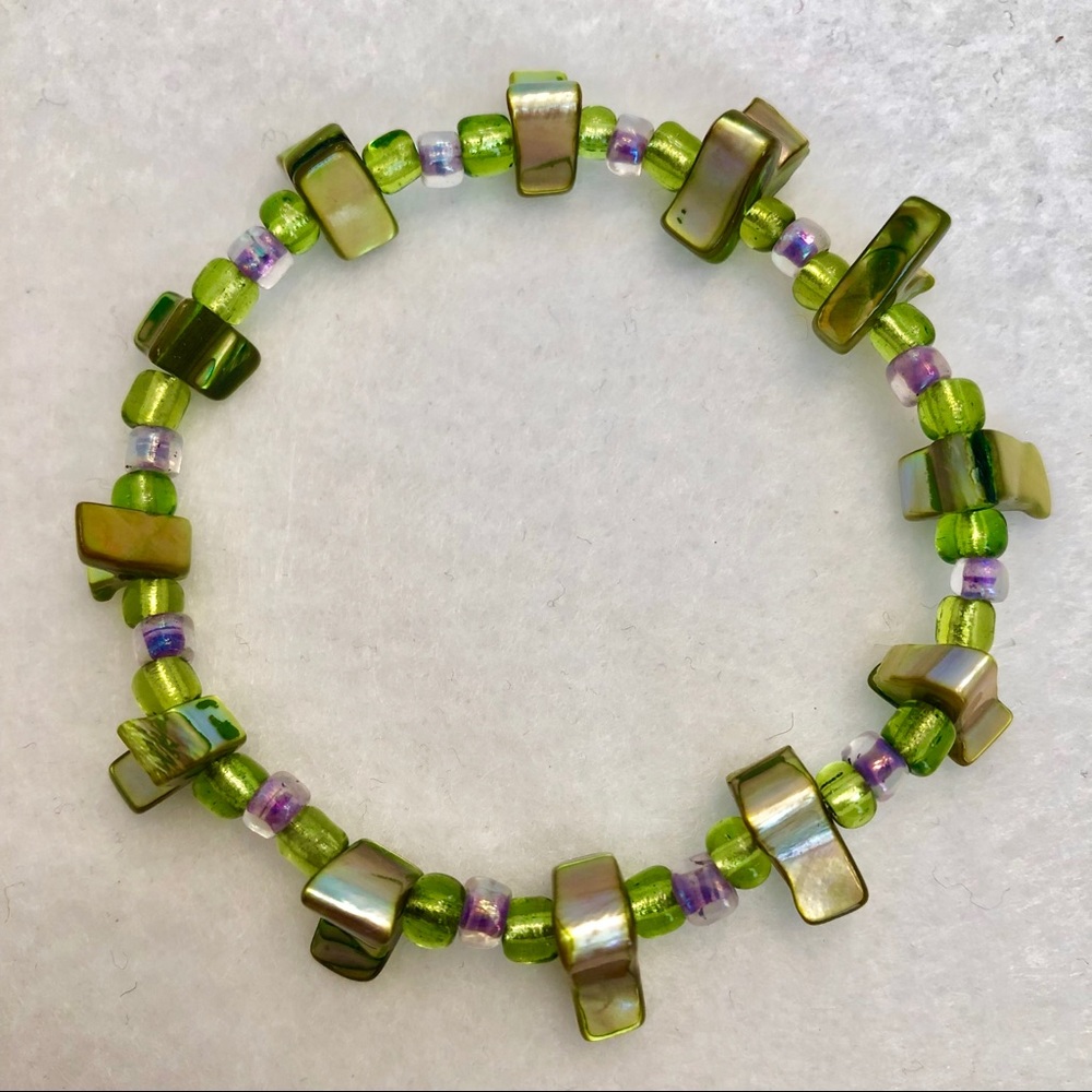 Sparks of Springtime Positivity Beaded Bracelet
